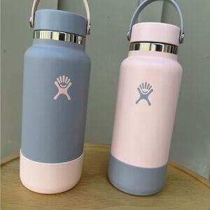 Rare Hydro Flask Duo – Shell/Flint & Flint/Shell Colorway 💗🩶
